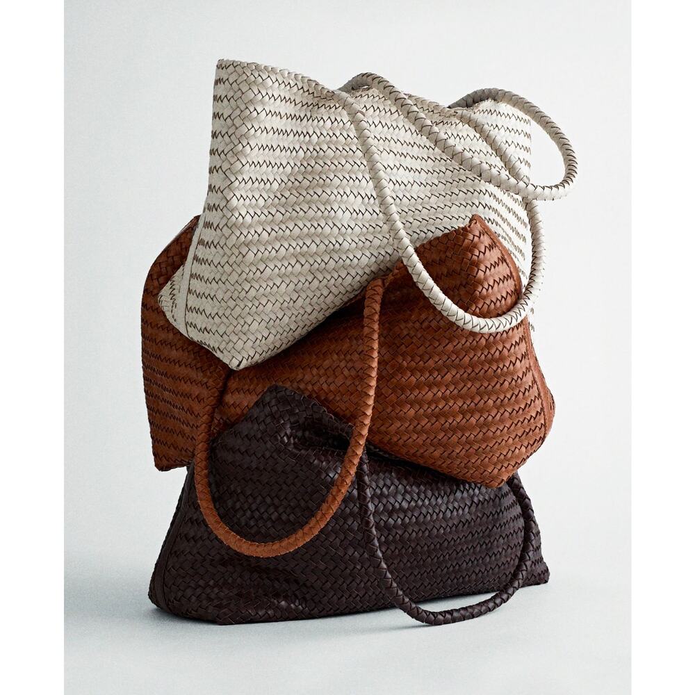 Madewell Women's Juniper Berry Multi The Signature Woven Tote Bag NWT - Picture 3 of 10
